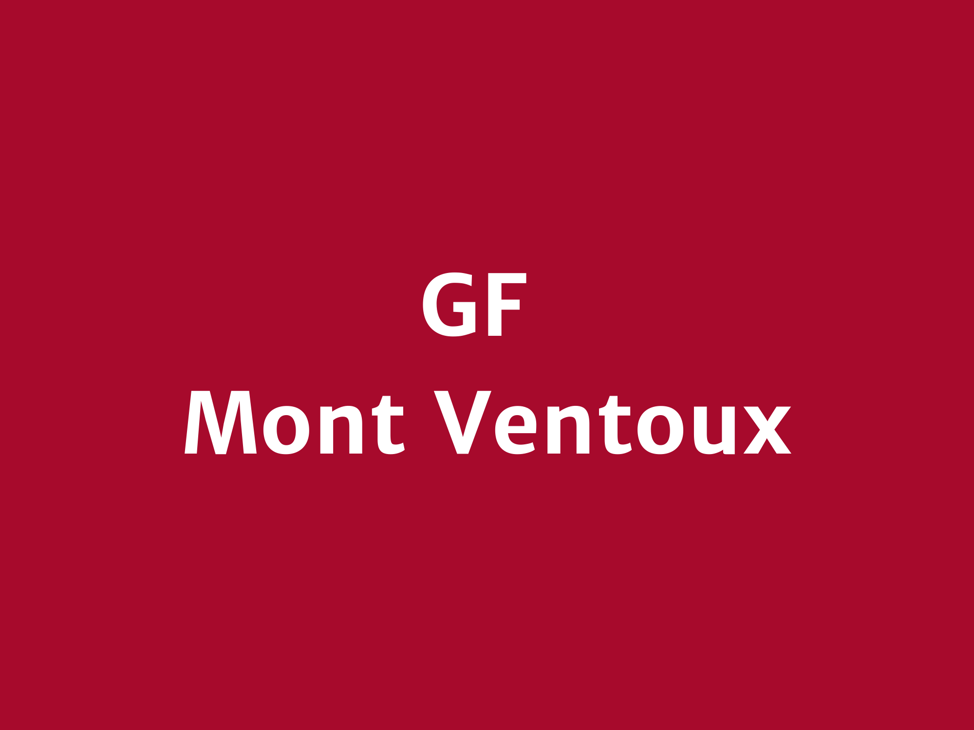 GF Mont Ventoux VaisonlaRomaine, site officiel de la Ville